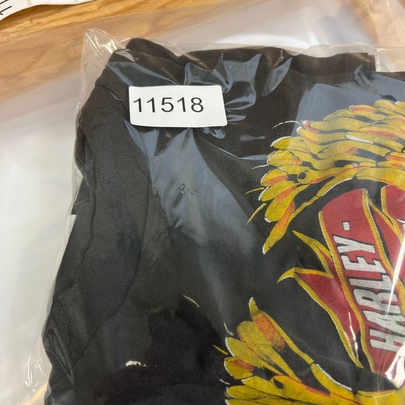 Vintage Harley Davidson Shirt Mens XXL Black 1980s Eagle Motorcycle - Picture 10 of 10